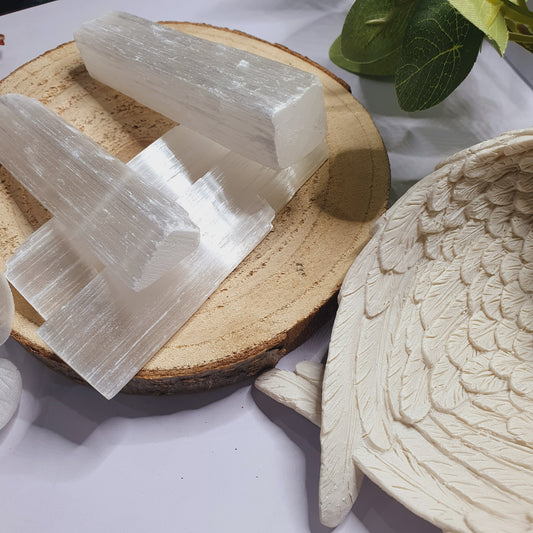 Selenite rough bars