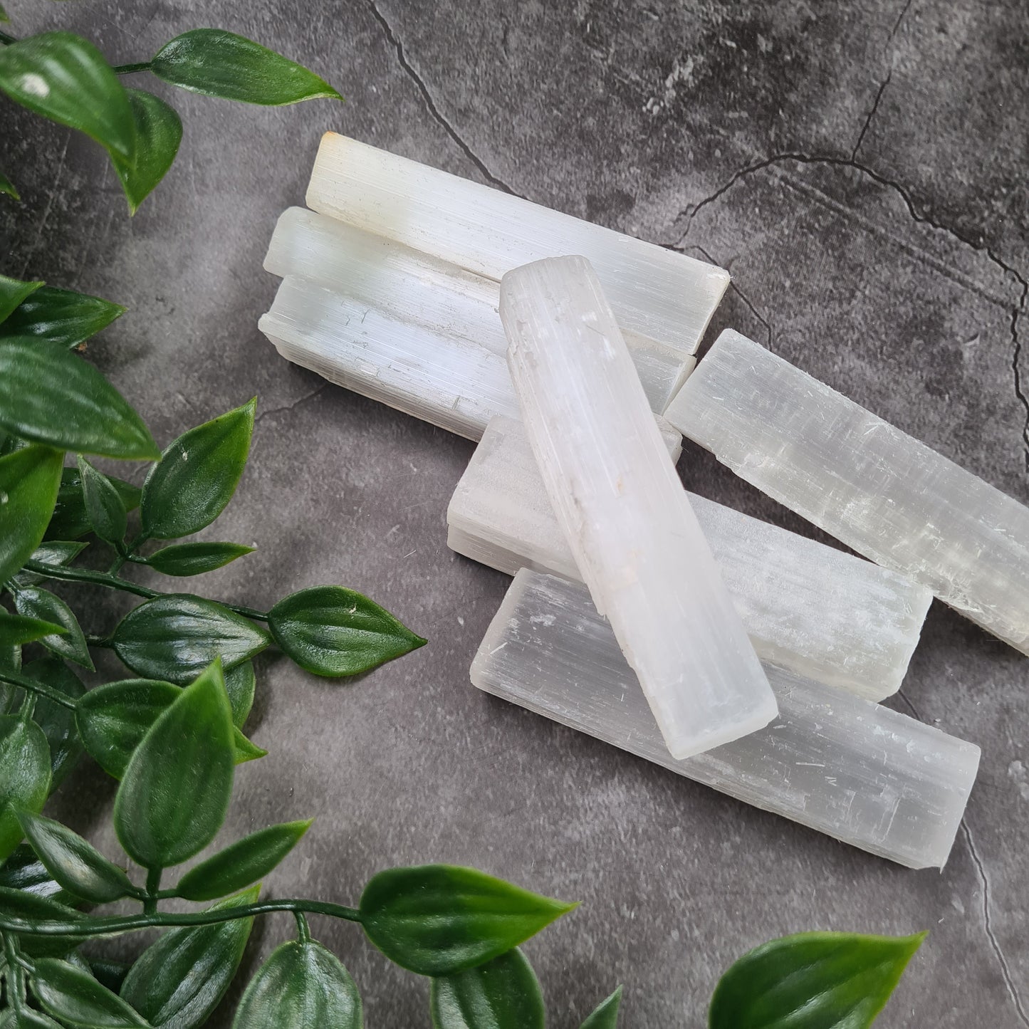 Selenite Rough Crystal Mini Bars