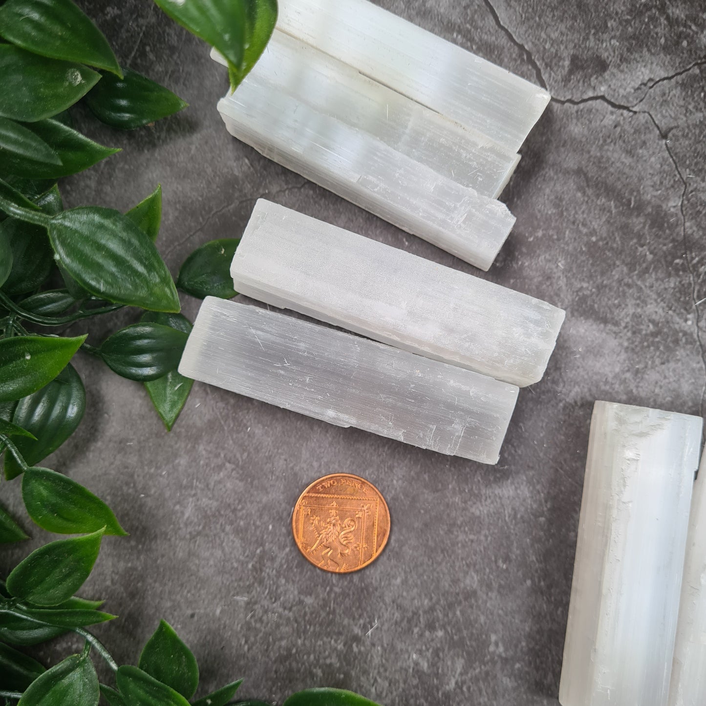 Selenite Rough Crystal Mini Bars