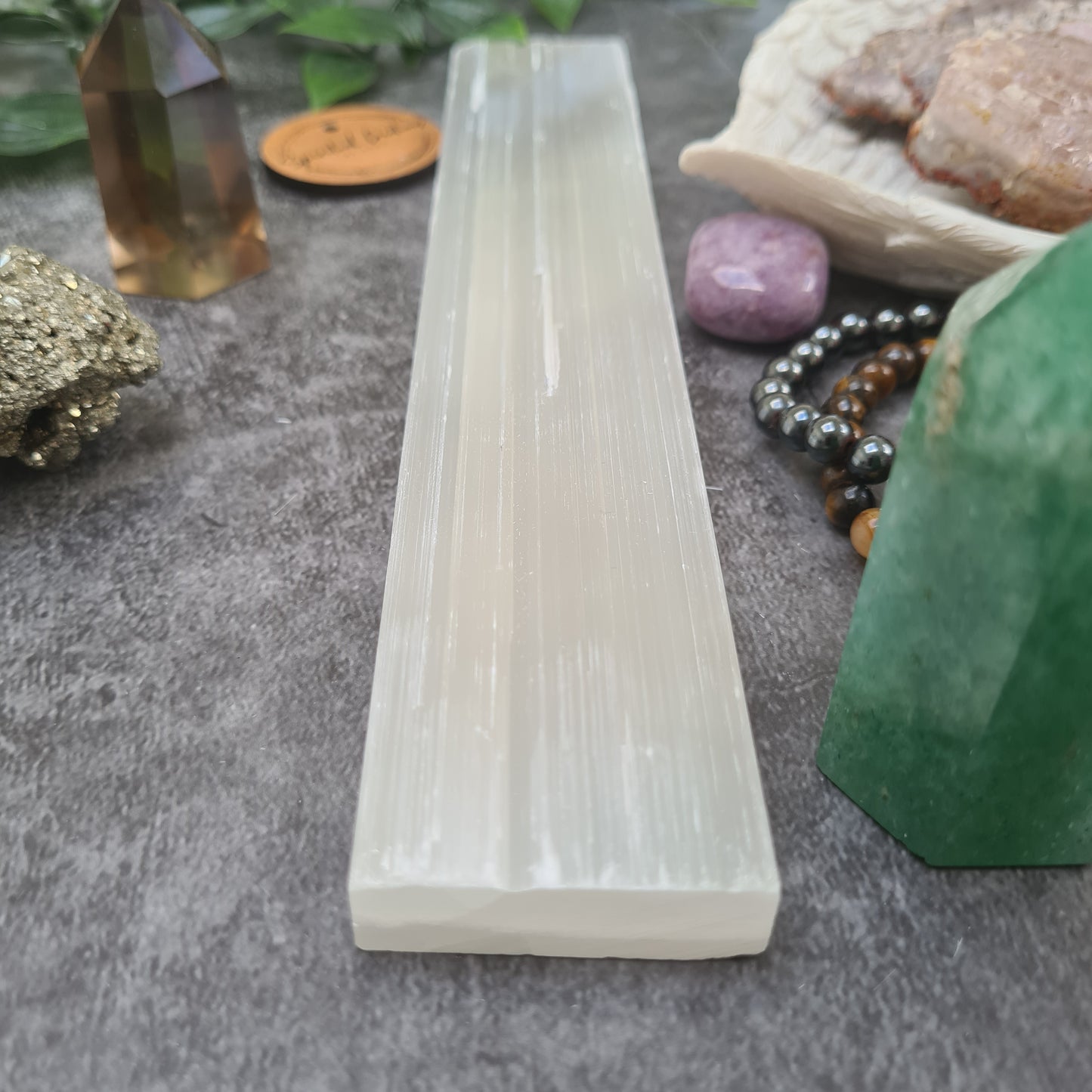 Selenite 20cm Charging Bar with Reiki