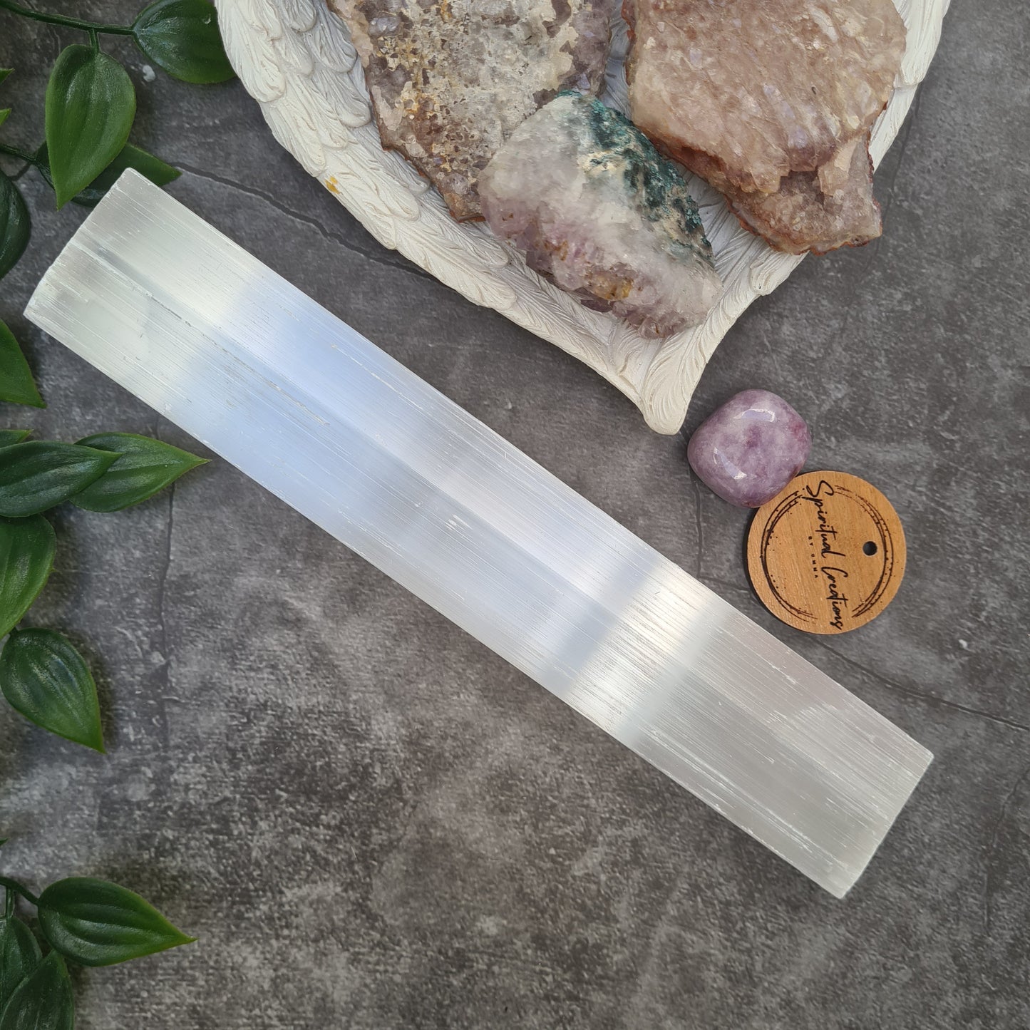 Selenite 20cm Charging Bar with Reiki