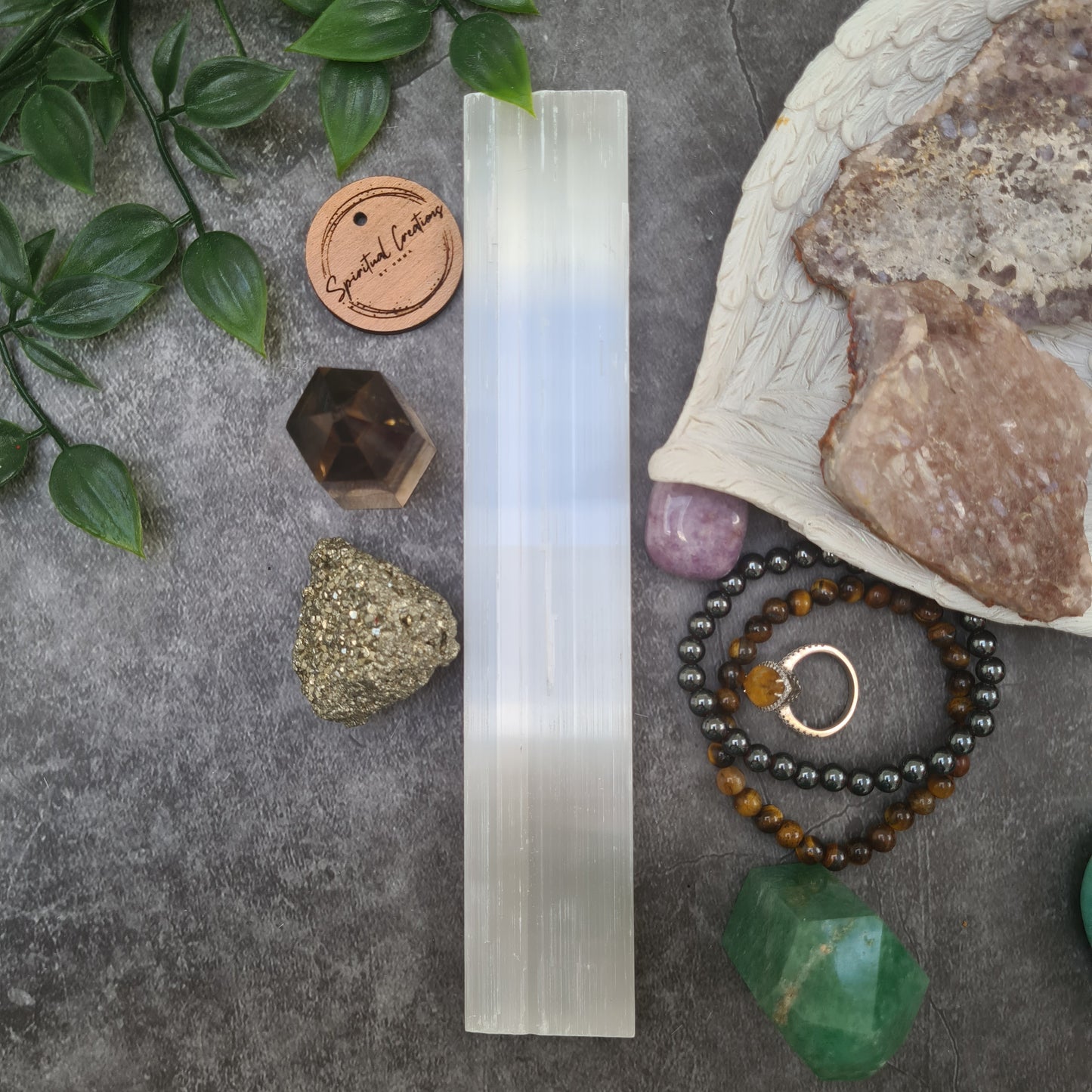 Selenite 20cm Charging Bar with Reiki