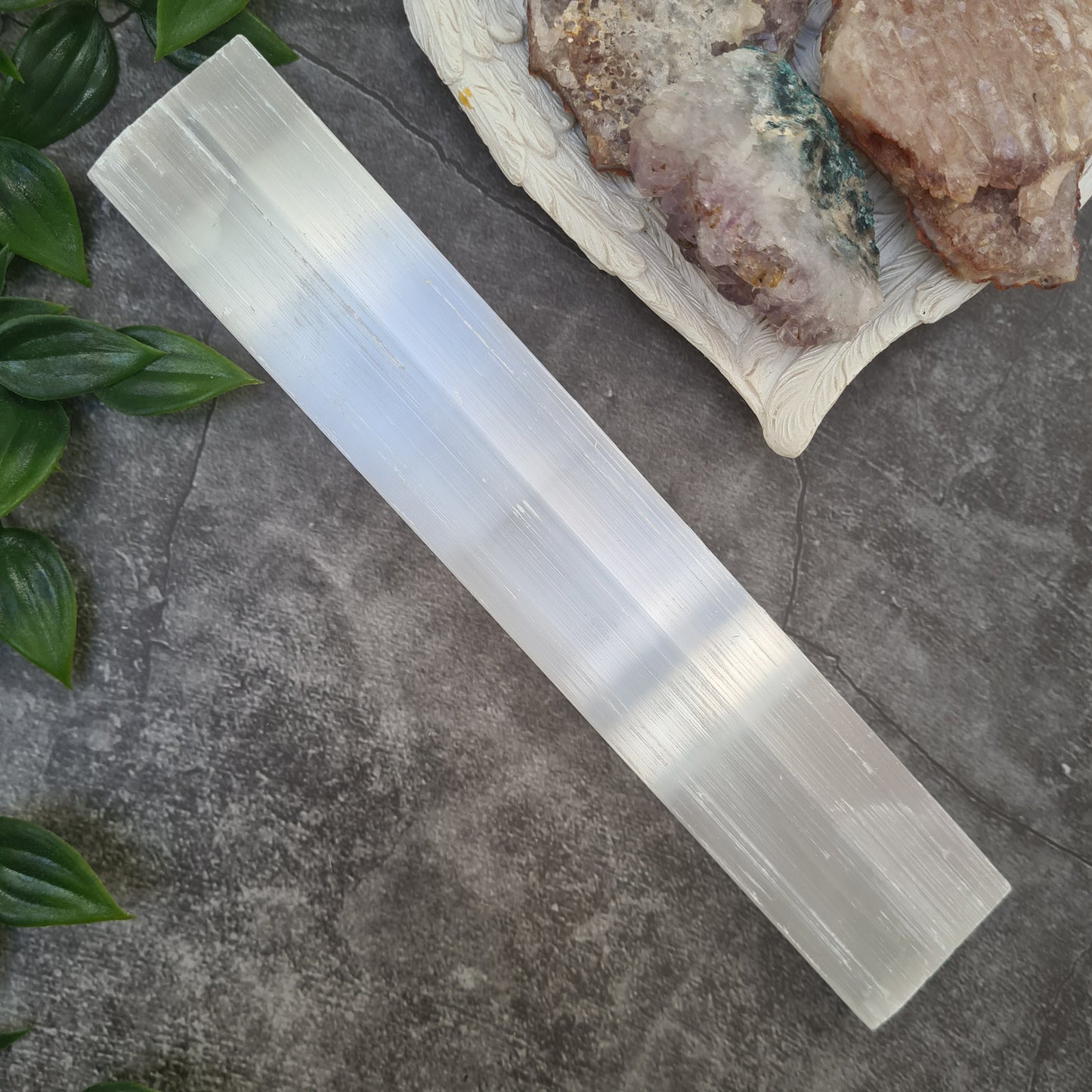 Selenite 20cm Charging Bar with Reiki