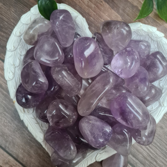 Amethyst tumble stone