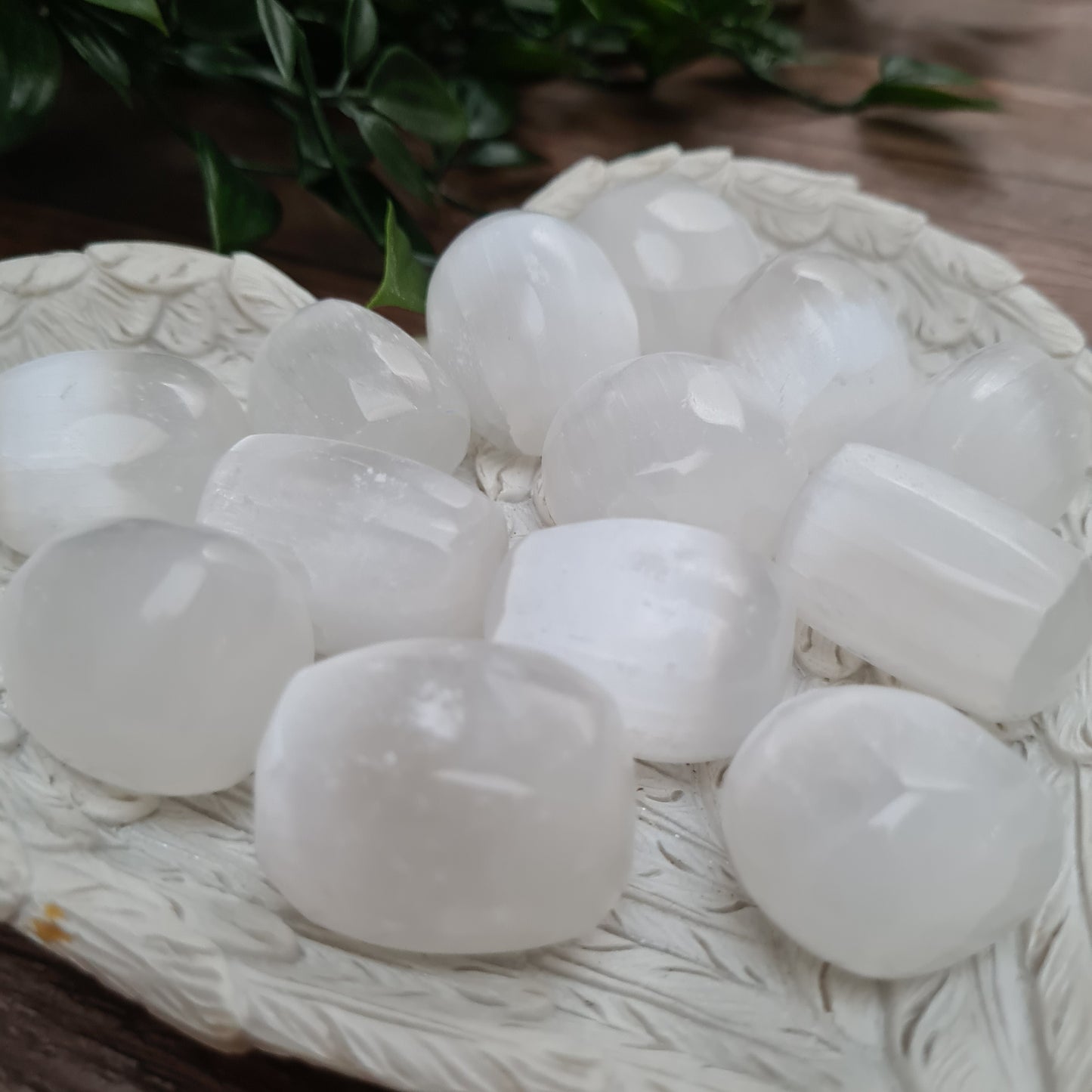 Selenite Tumble Stones