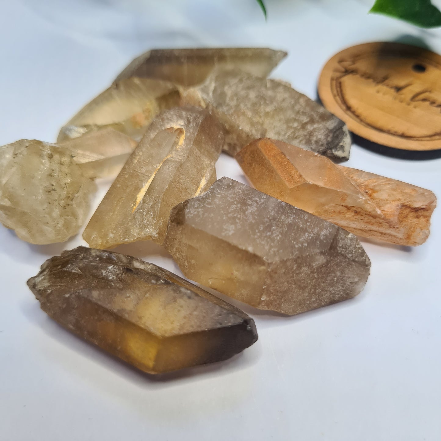 Citrine Natural Rough Crystal Points