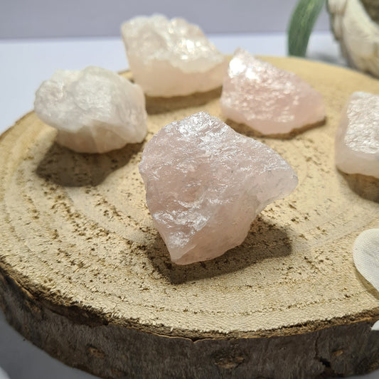 Rose Quartz Rough Chunks - Attract Love