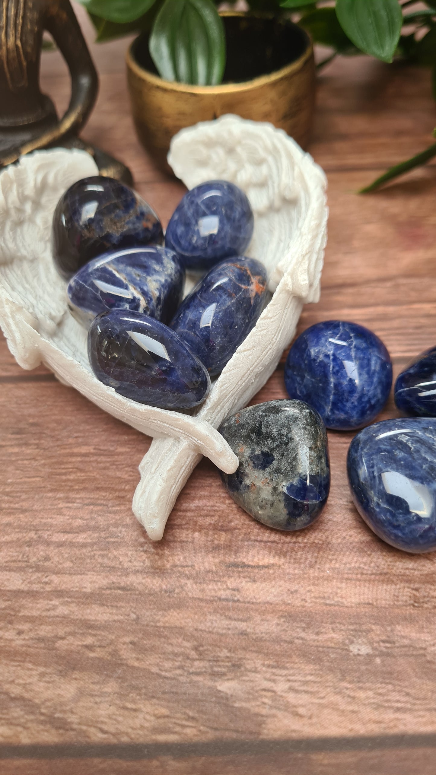 Sodalite Tumble Stones - clarity - emotional balance - intuition - truth