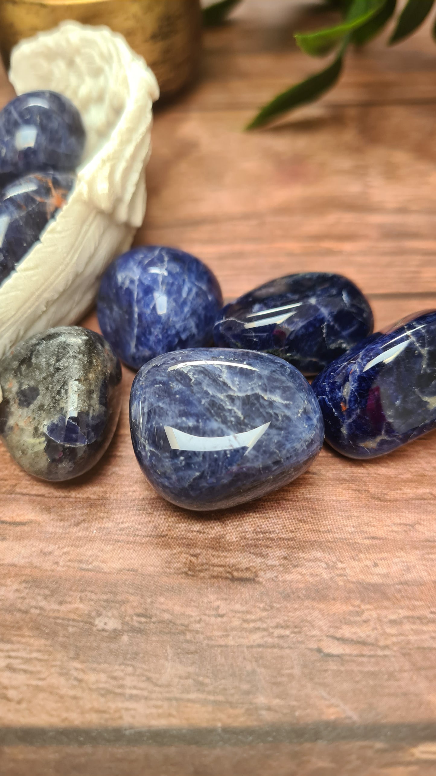 Sodalite Tumble Stones - clarity - emotional balance - intuition - truth