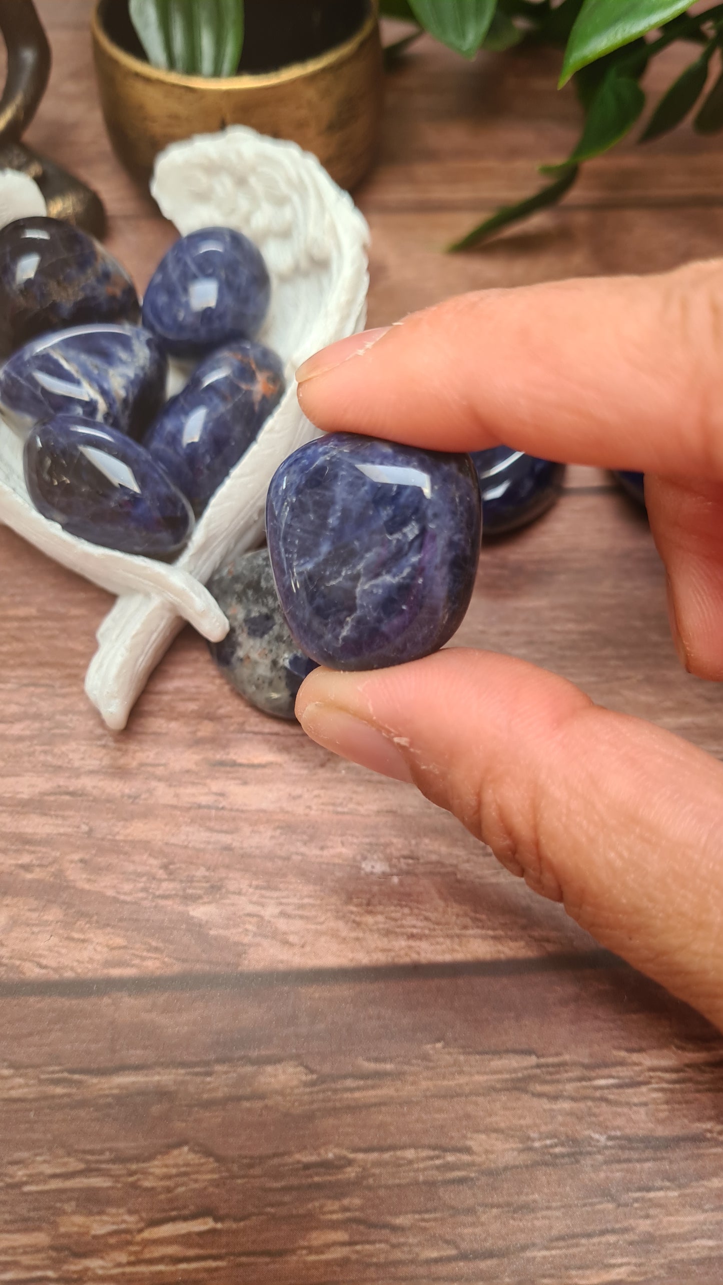 Sodalite Tumble Stones - clarity - emotional balance - intuition - truth