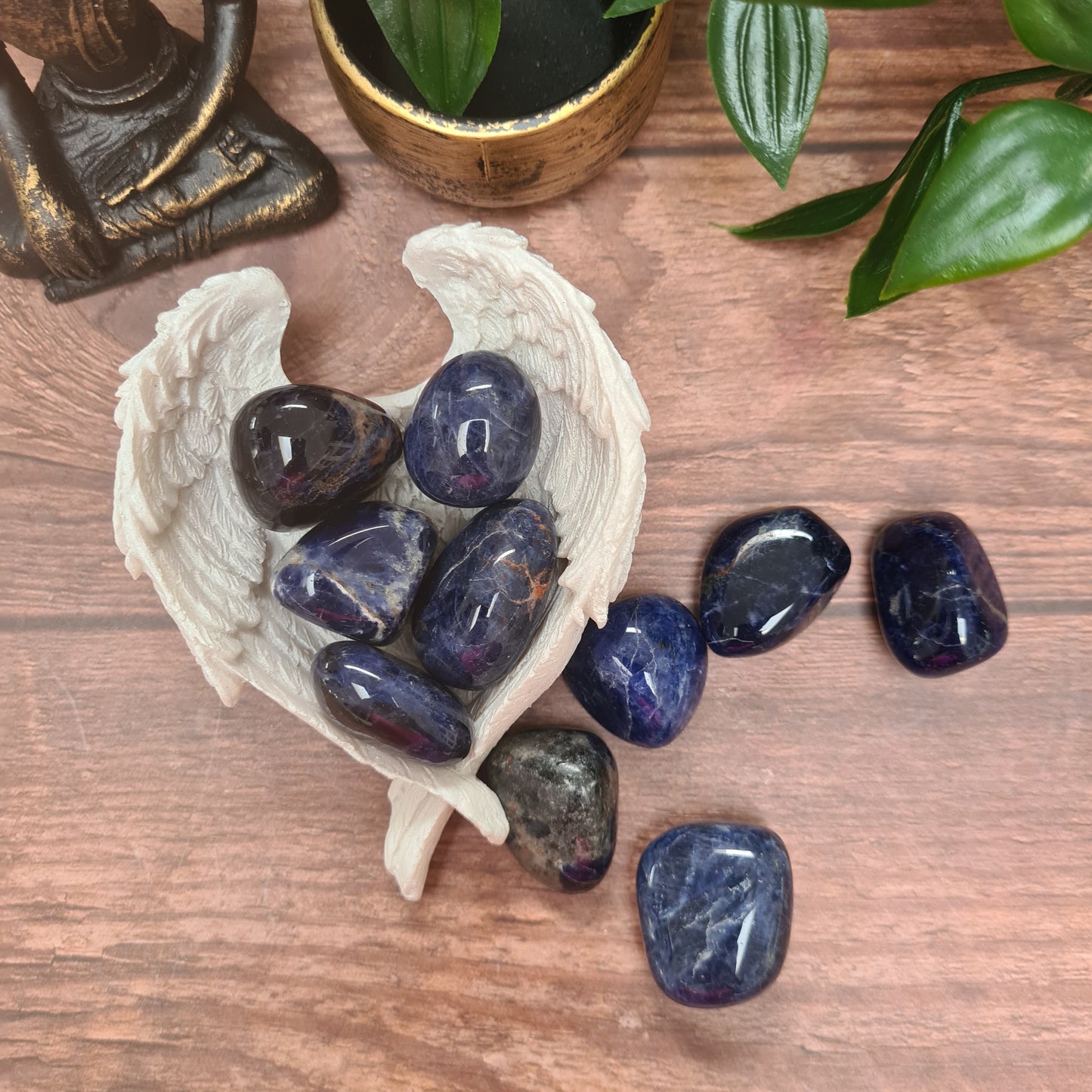 Sodalite Tumble Stones - clarity - emotional balance - intuition - truth