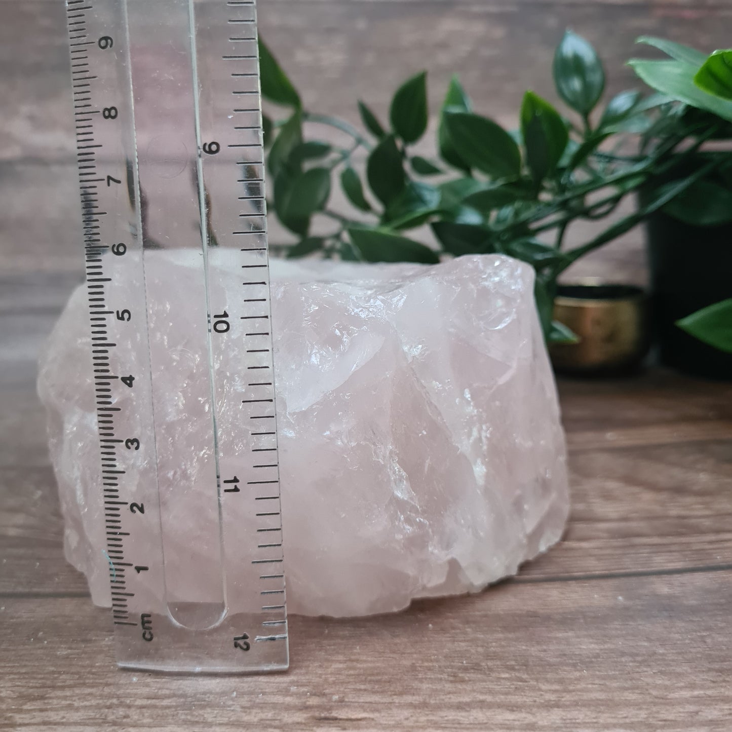 Rose Quartz Candle Holder - love and Relationships - Kindness - healing