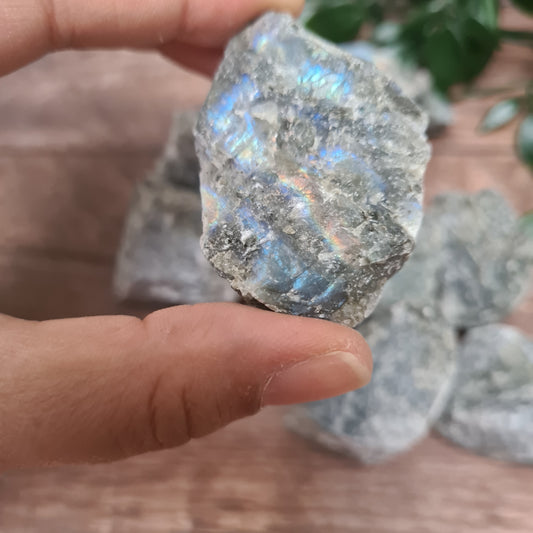 Labradorite Rough Chunks - Protection - awareness - intuition